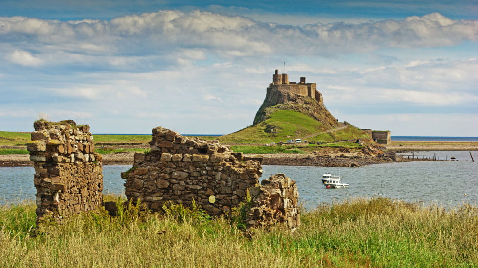 Lindisfarne, at the end of St Cuthbert's Way